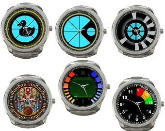 Reloj deportivo de metal Metro 007 entusiasta reloj torre del reloj jugador zelda goldeneye Quäckenbirdt Sniper ringer Cosplay LEER LA DESCRIPCIÓN