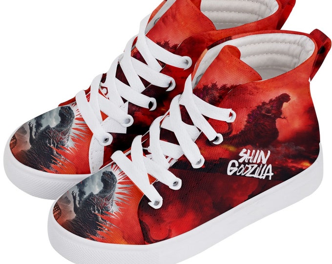 Godzilla Print Men's Boots