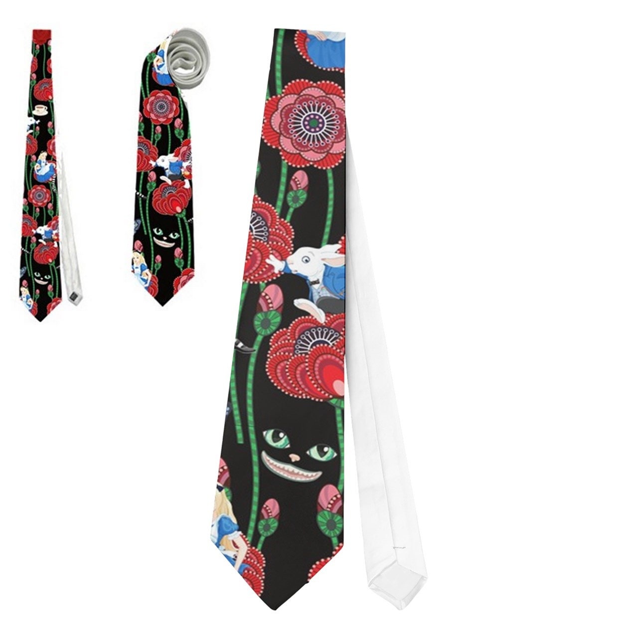 Ysl Necktie Rabbit Necktie Alice Cheshire Cat White Rabbit Cosplay - Etsy