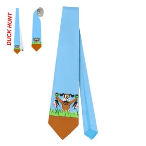 Necktie Retro Games Duck Hunt Space Inviders Tetris Prince Persia Cosplay A