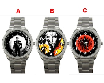 Reloj deportivo de metal James Bond 007 Acción Britsh MI6 Cosplay LEER LA DESCRIPCIÓN