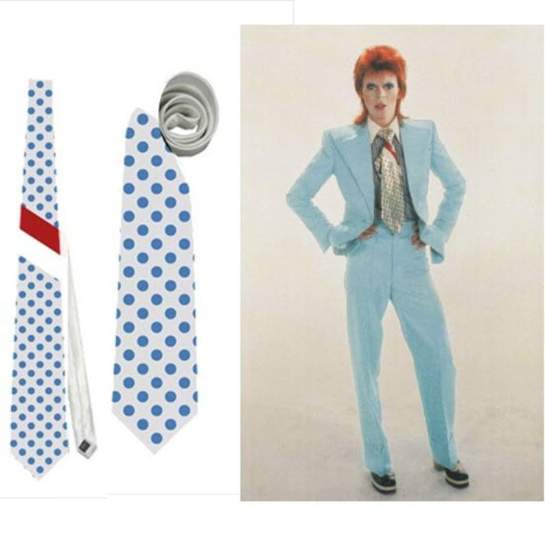 Necktie Ziggy Stardust David Bowie Life on Mars Cosplay A