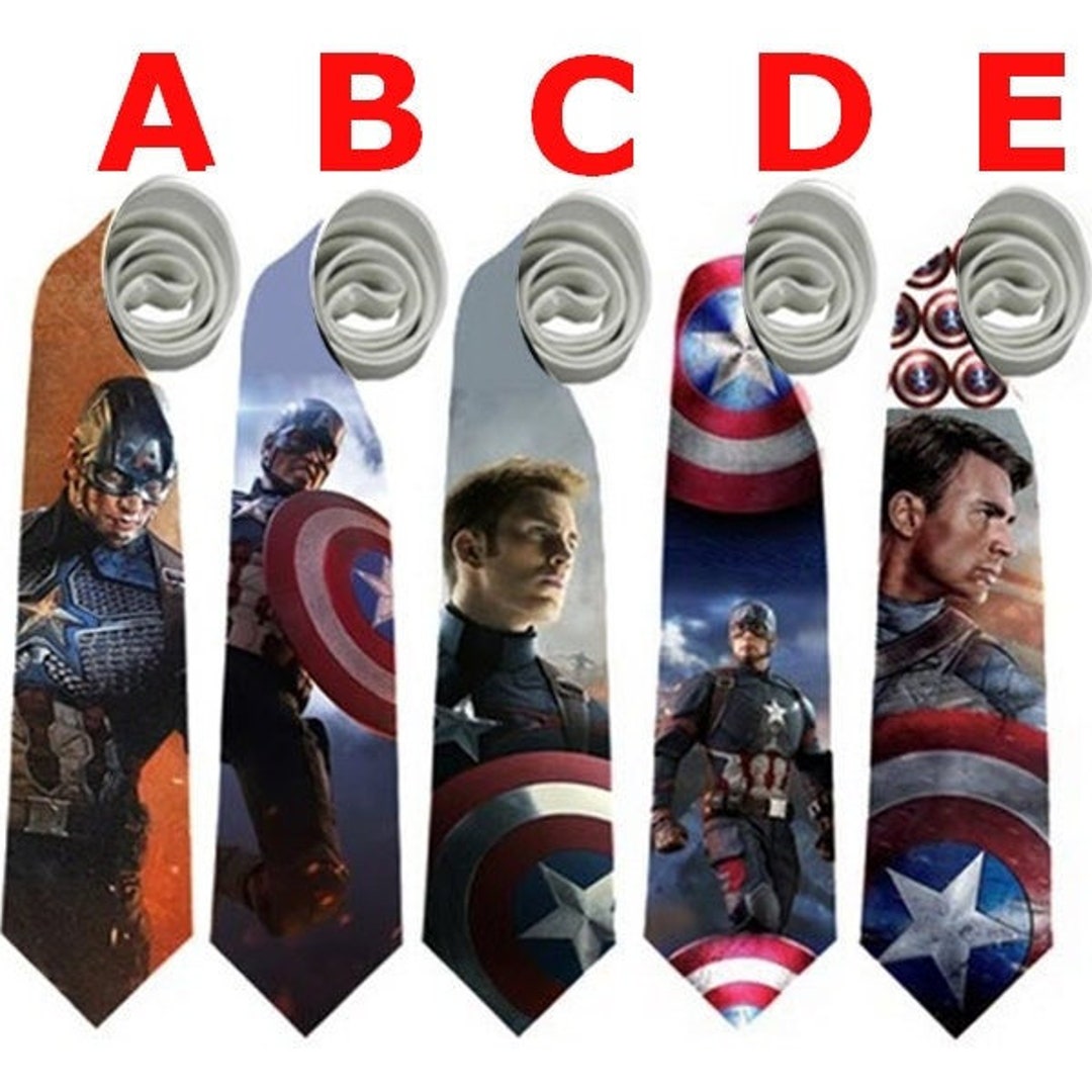 captain america necktie