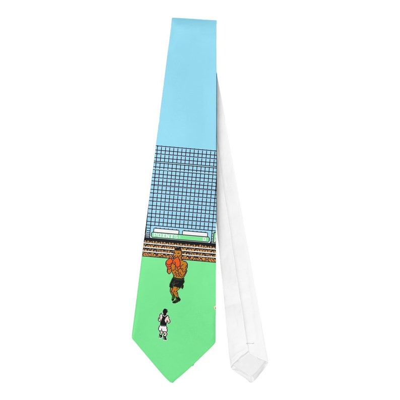 Necktie Retro Games Duck Hunt Space Inviders Tetris Prince Persia Cosplay E