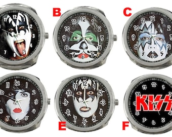 Reloj deportivo de metal Kiss Music Rock Metal Cosplay LEER LA DESCRIPCIÓN