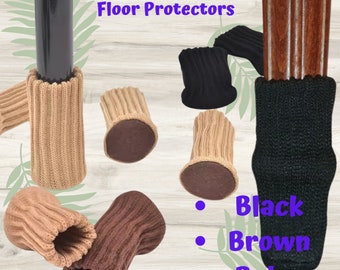 Chair Leg Floor Protectors – 16 Felt Padded Chair Socks