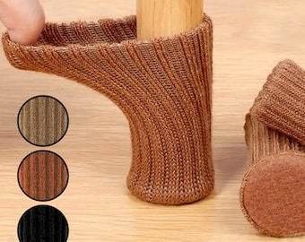Chair Leg Floor Protectors – 24 Felt Padded Chair Socks, Chair Feet Protectors, Furniture Socks, Floor Protectors for Hardwood Floors