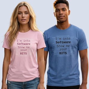 Funny Coder T-Shirt – I'm Into Software, Geeky Humor Tee