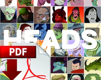 HEADS, un libro de arte que presenta la cara, PDF
