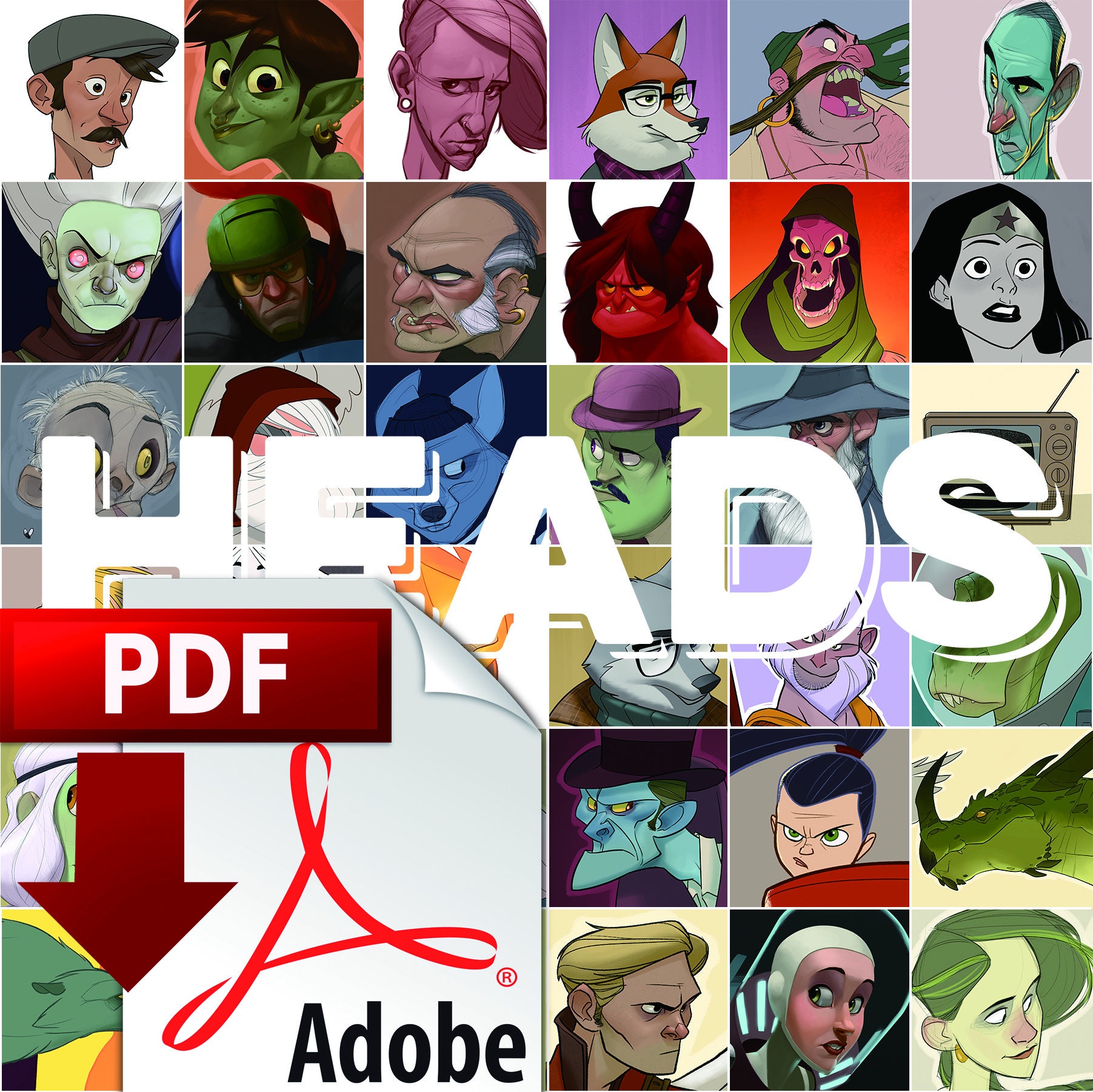 HEADS, An Art Book Featuring the Face, PDF