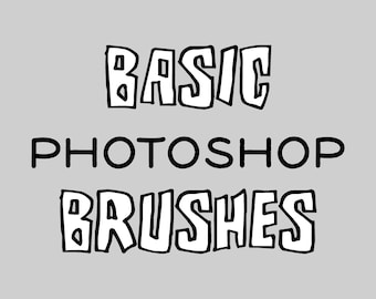Basic Photoshop Brushes: Pencil, Paint, and Blender