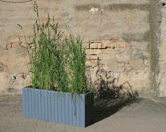 Wooden planter box