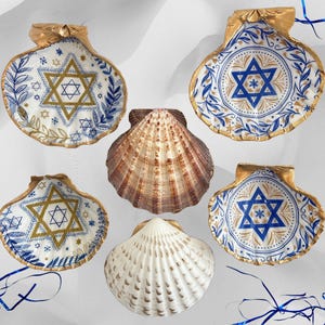 Jewish Ornaments – Star of David Hanukkah Ornament – Coastal Judaica Decor image 1