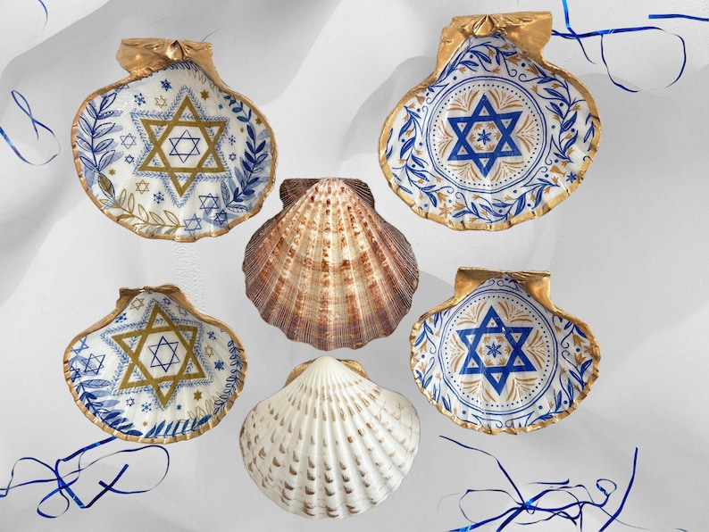 Jewish Ornaments – Star of David Hanukkah Ornament – Coastal Judaica Decor image 1