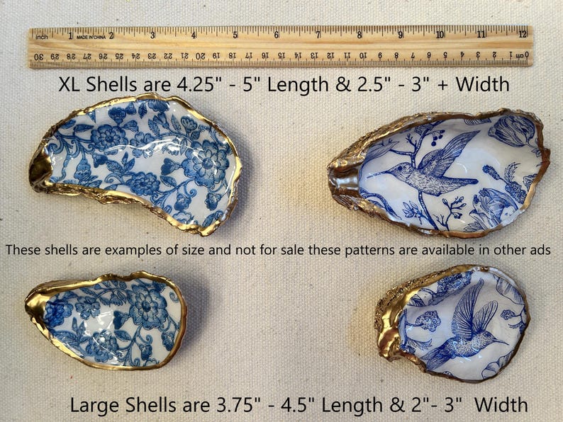 Oyster Shell Ring Dish, Oyster Dish, Oyster Shell, Oyster Ring Dish, Oyster Shell Jewelry Dish, Oyster Dish Silver, Trinket Dish, Shell Dish image 8