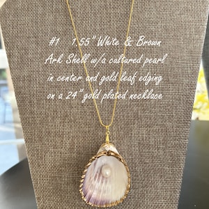 Sea Shell Necklace, Shells & Chains Necklace, Handmade Shell Necklace, Natural Shell Necklace, Natural Shell Pendant, Genuine Shell Jewelry