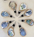 Handmade Oyster Shell Wine Stopper – Coastal Bar Decor