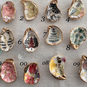 Oyster Shell Ring Dish, Oyster Dish, Oyster Shell, Oyster Ring Dish, Oyster Shell Jewelry Dish, Oyster Dish Silver, Trinket Dish, Shell Dish image 2