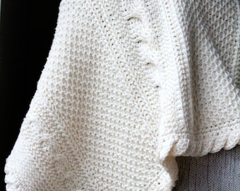 Tunisian Crochet Baby Blanket Pattern - The Juniper Blanket
