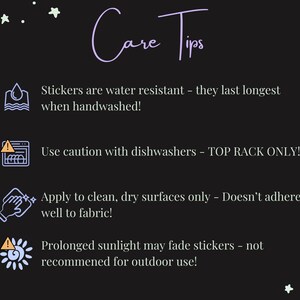Care Tips