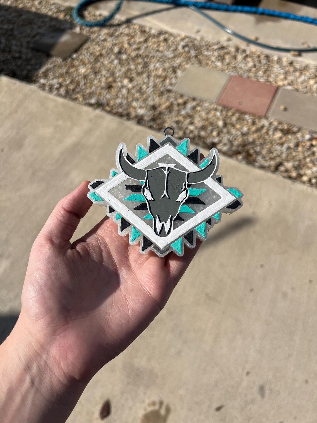 Aztec Bull Skull Freshies - Etsy