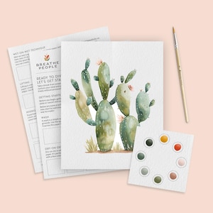 Cactus Painting - Etsy