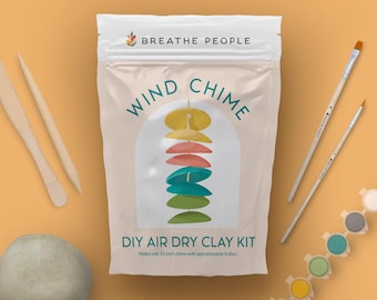 DIY Air Dry Clay Wind Chime Kit – Craft Project