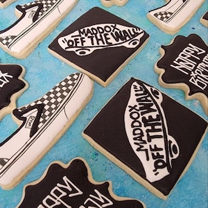 Skater Theme Custom Cookies