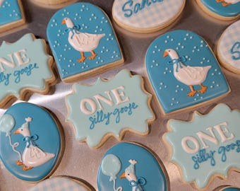 Silly Goose Themed Cookies