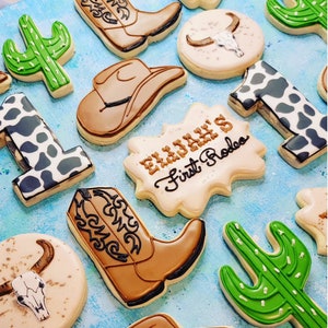 1 Dozen Cowboy Rodeo Cookies