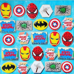 1 Dozen Super Hero Cookies