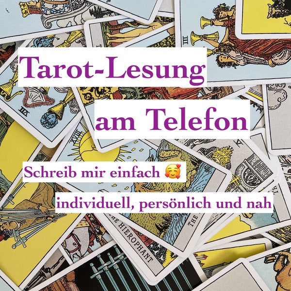 Tarot-Lesung per Telefon DEUTSCH 30 Minuten