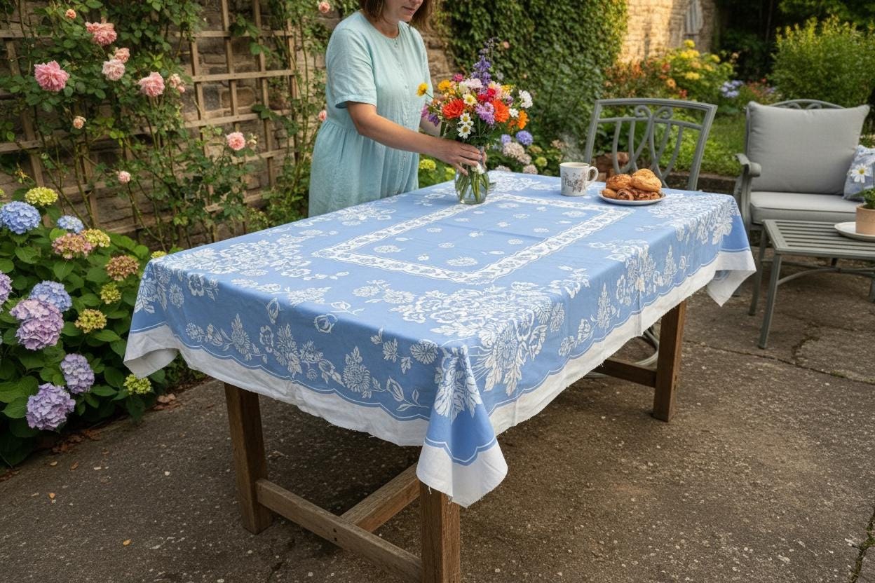 1950s Tablecloth - Etsy