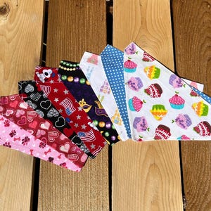 Small Everyday Over-the-Collar Pet Bandanas