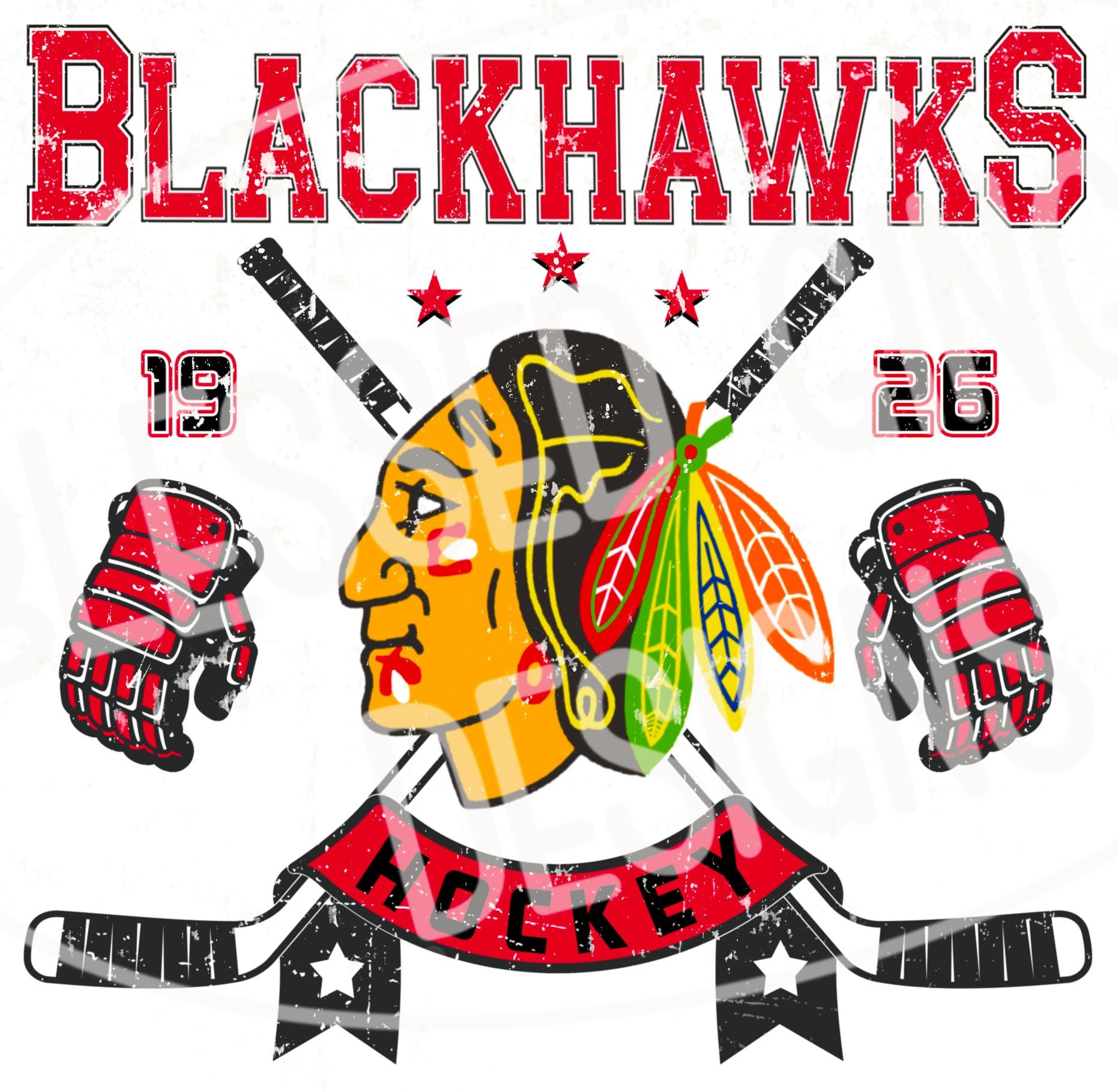 Sports Logo: Chicago Blackhawks | PUCKSnHOOPS, image size:1862x1818