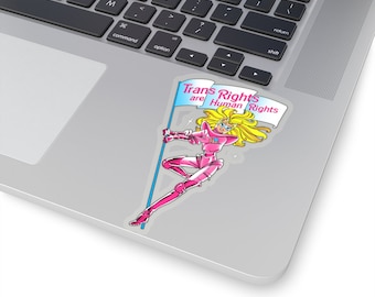 Trans Rights Are Human Rights Sticker | Transgender Pride, Protect Trans Women, Feminist Gift, LGBTQ Pride, LGBTQIA Present, Queer Sticker