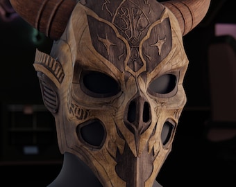 Druid Mask 3D Model STL File