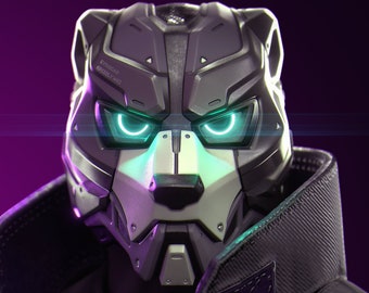Evo Bear- cosplay sci-fi mask / STL FILE for printing