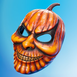 Leather Pumpkin Mask