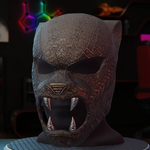 Black Panther ceremonial masks /STL 3D file for printing