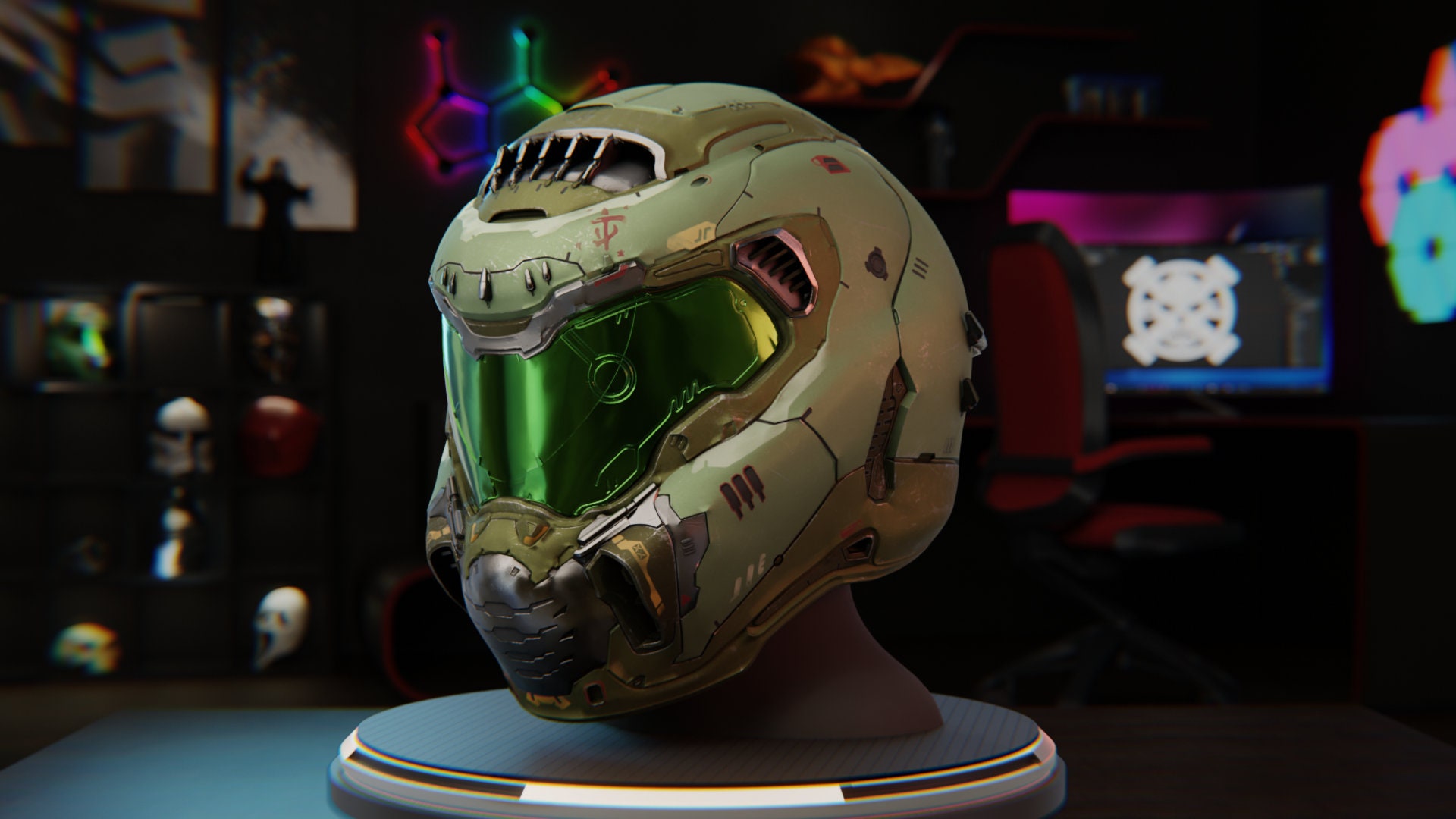 Doom Eternal Helmet / 3d Printable File - Etsy
