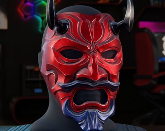 Uncle Oni Mask by TheDarkMask /STL FILE for printing