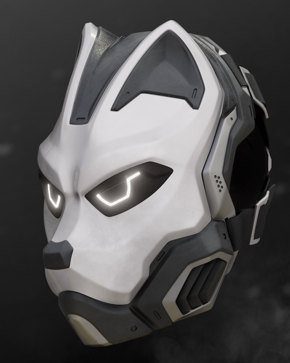 masque 3d design, casque 3d, masque de cosplay, masque, casque pour  impression 3d