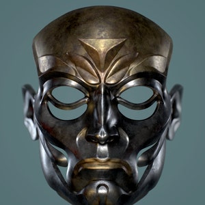 Ghost BC inspired Phantomime mask stl, Papa Emeritus death mask for print