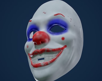 Tom Clancy's The Division happy clown hunter mask /STL FILE for Printing