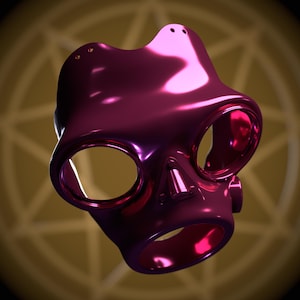 Sid Wilson New Pink Gold Gas mask / STL FILE for 3D printing