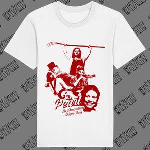 PEARL original artwork t-shirt. &quot;An Extraordinary Origin Story&quot;. 100% cotton. Vegan. Environmentally friendly.