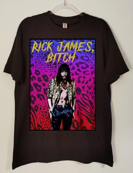 RICK JAMES graphic artwork t-shirt