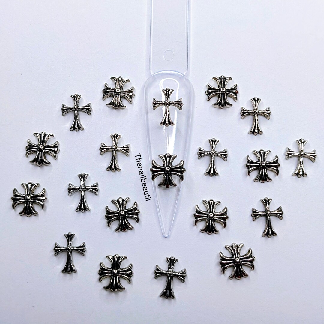 Chrome Hearts Nail Charms 10/20 Pcs Etsy