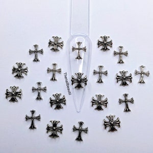 Chrome Hearts Cross Nail Charms - 10/20 pcs